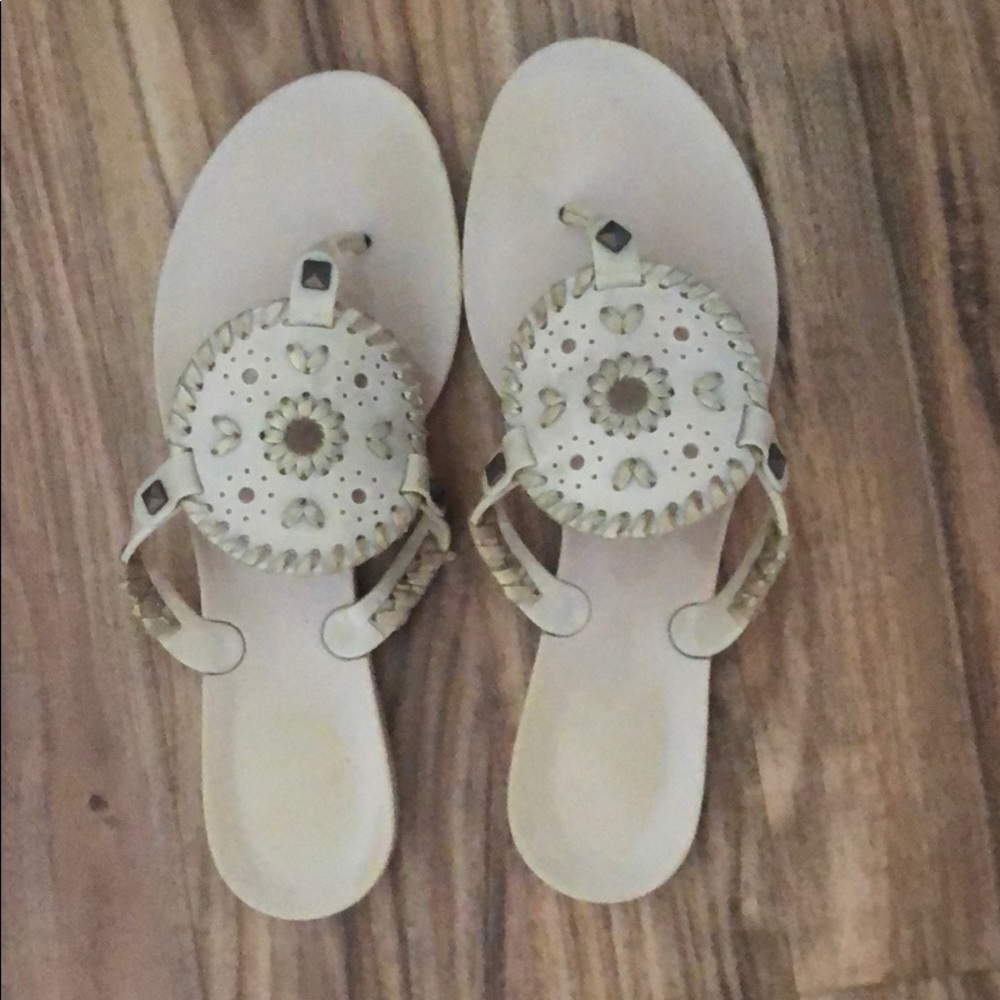 Light pink jack roger jellies